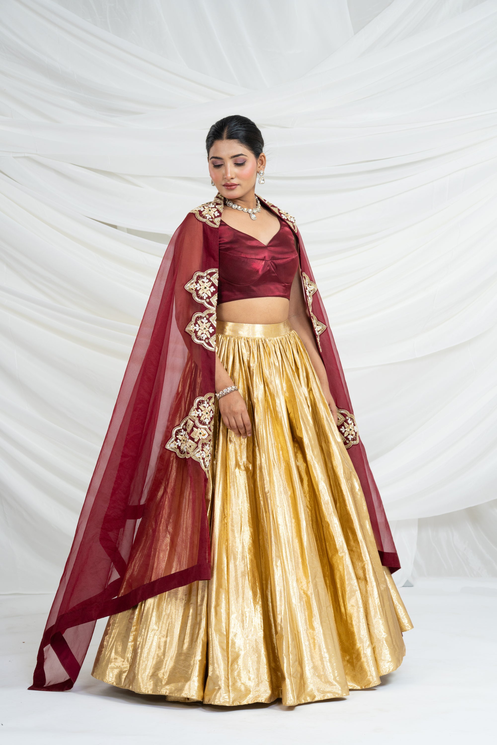 Ruby Rouge Royal Lehenga Set