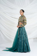 Emerald Empire Lehenga Set