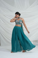 Sea Green Palazzo Set