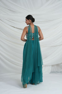 Sea Green Palazzo Set