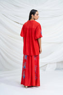 Crimson Charm Co-Ord Set