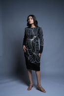 Black Embroidered Dress