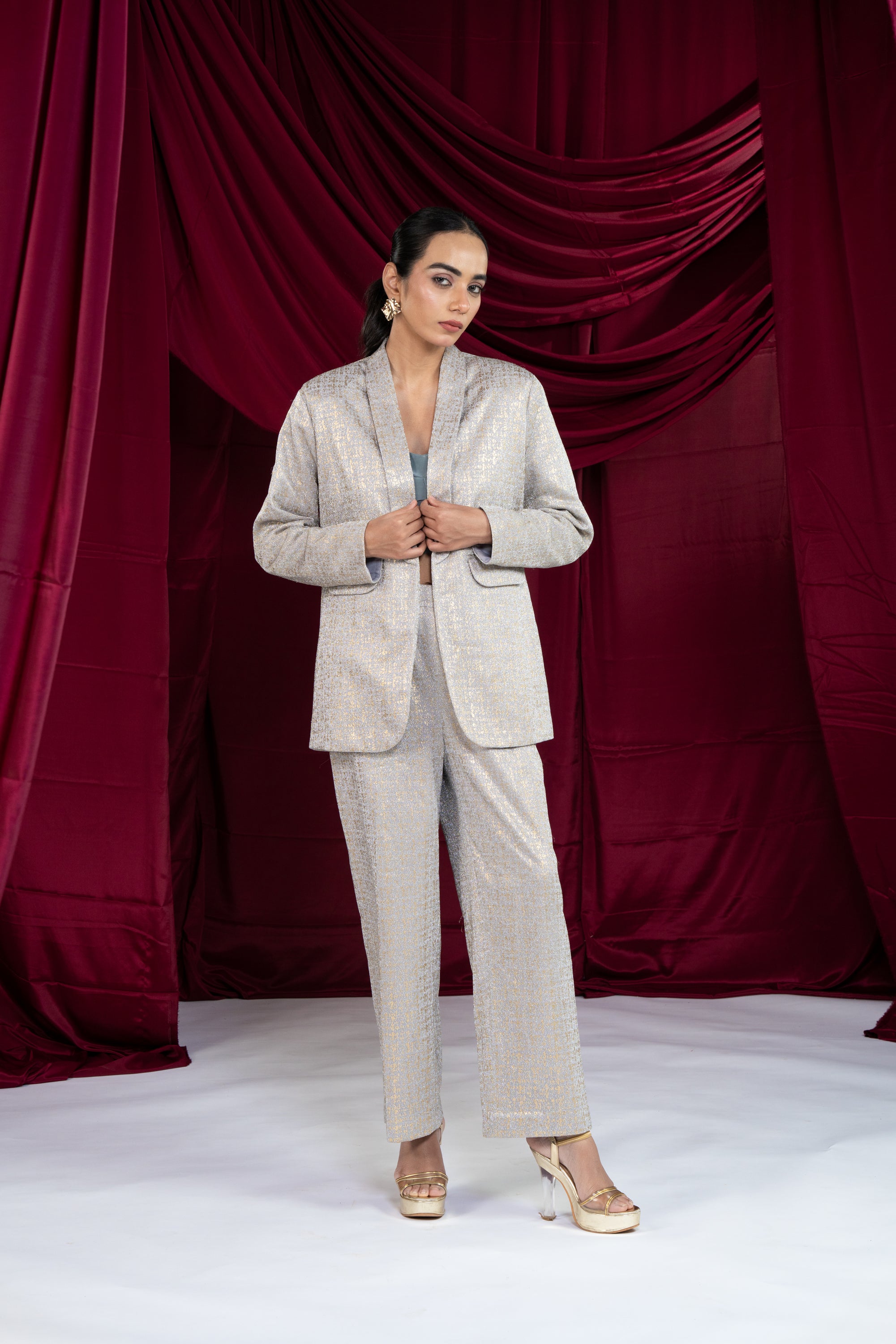 Silver Reign Coat Set