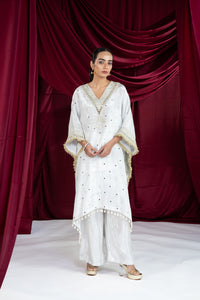 White Kaftan Mirror Set