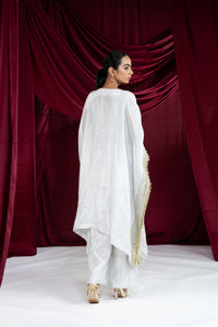 White Kaftan Mirror Set