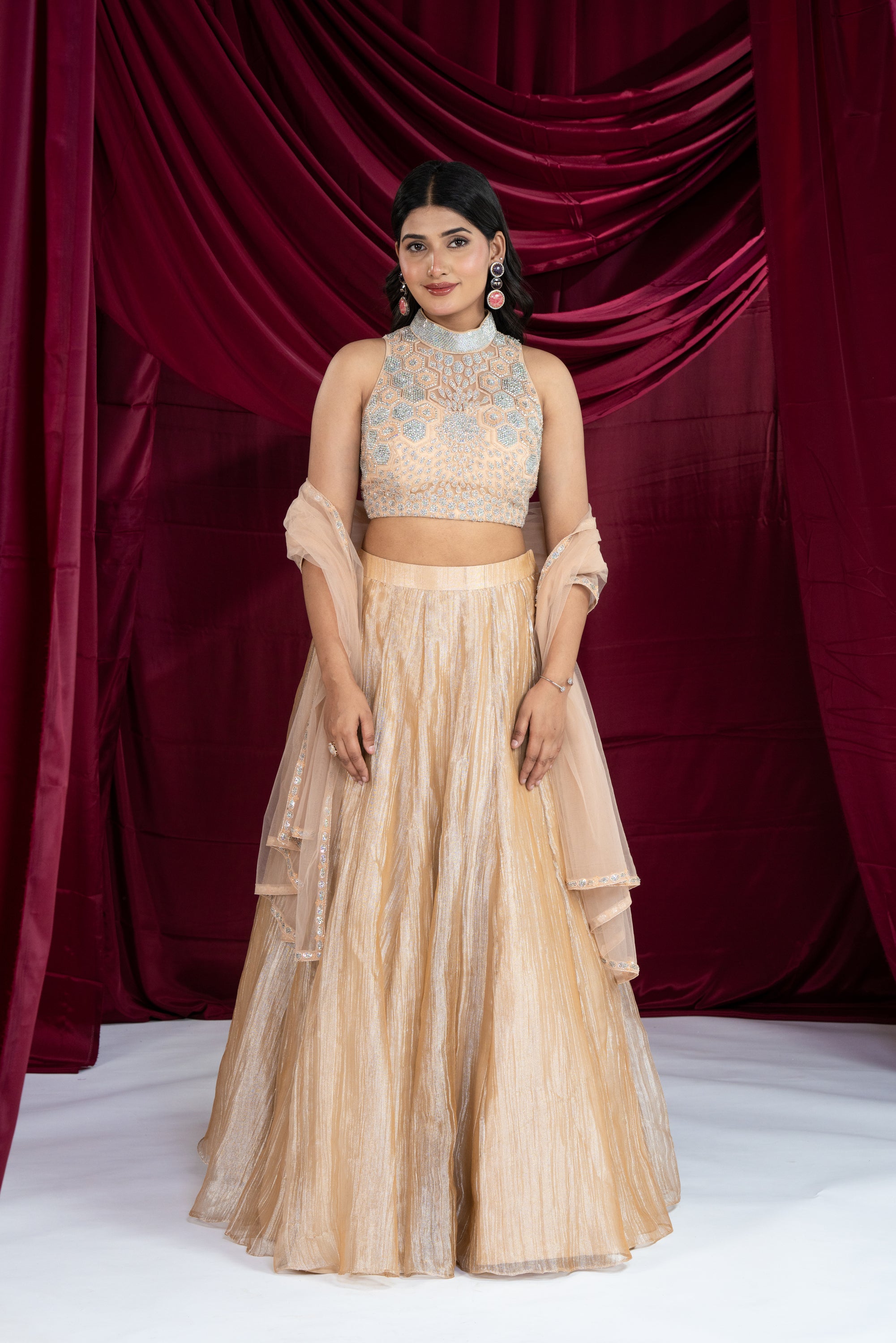Rose Gold Lehenga