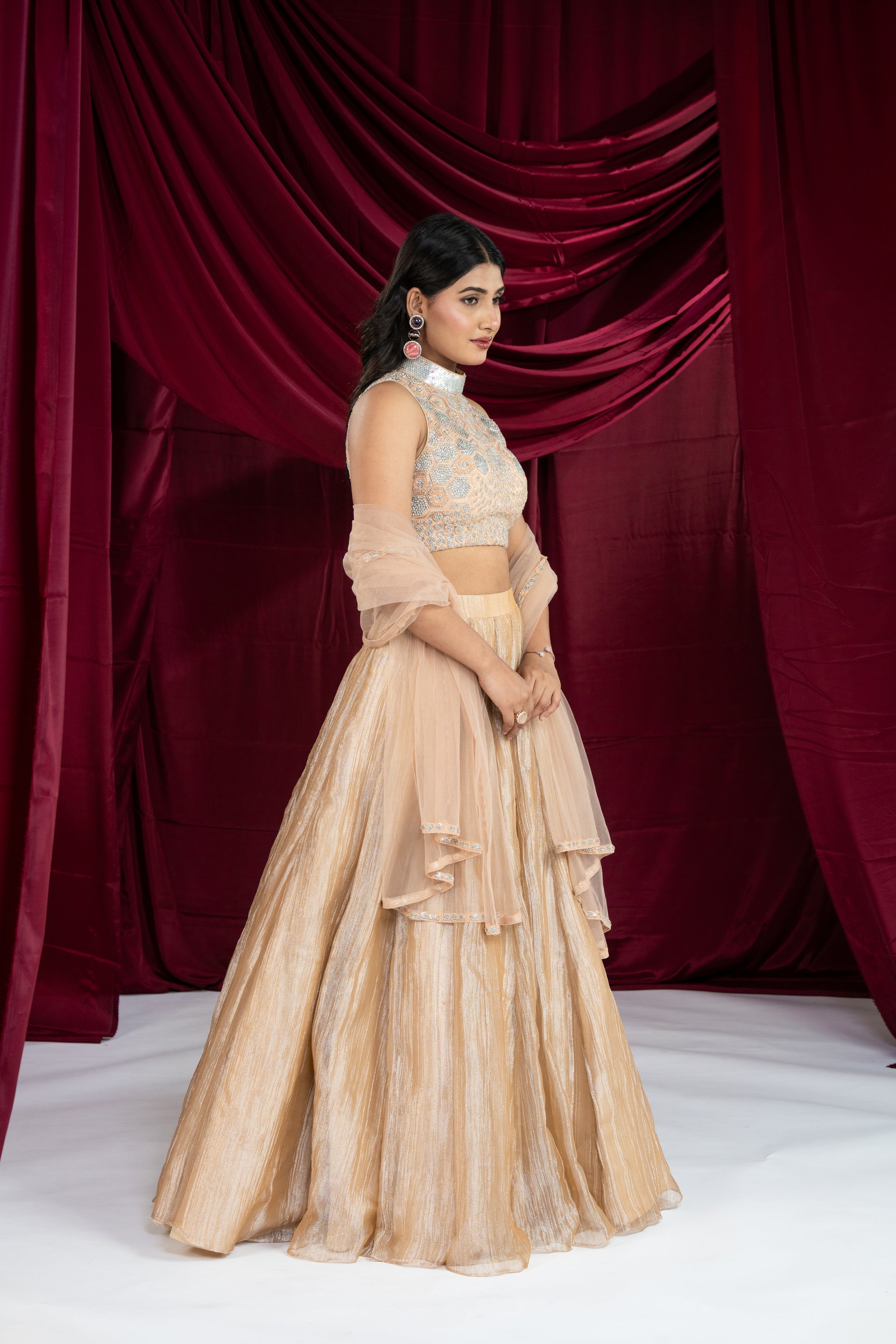 Rose Gold Lehenga