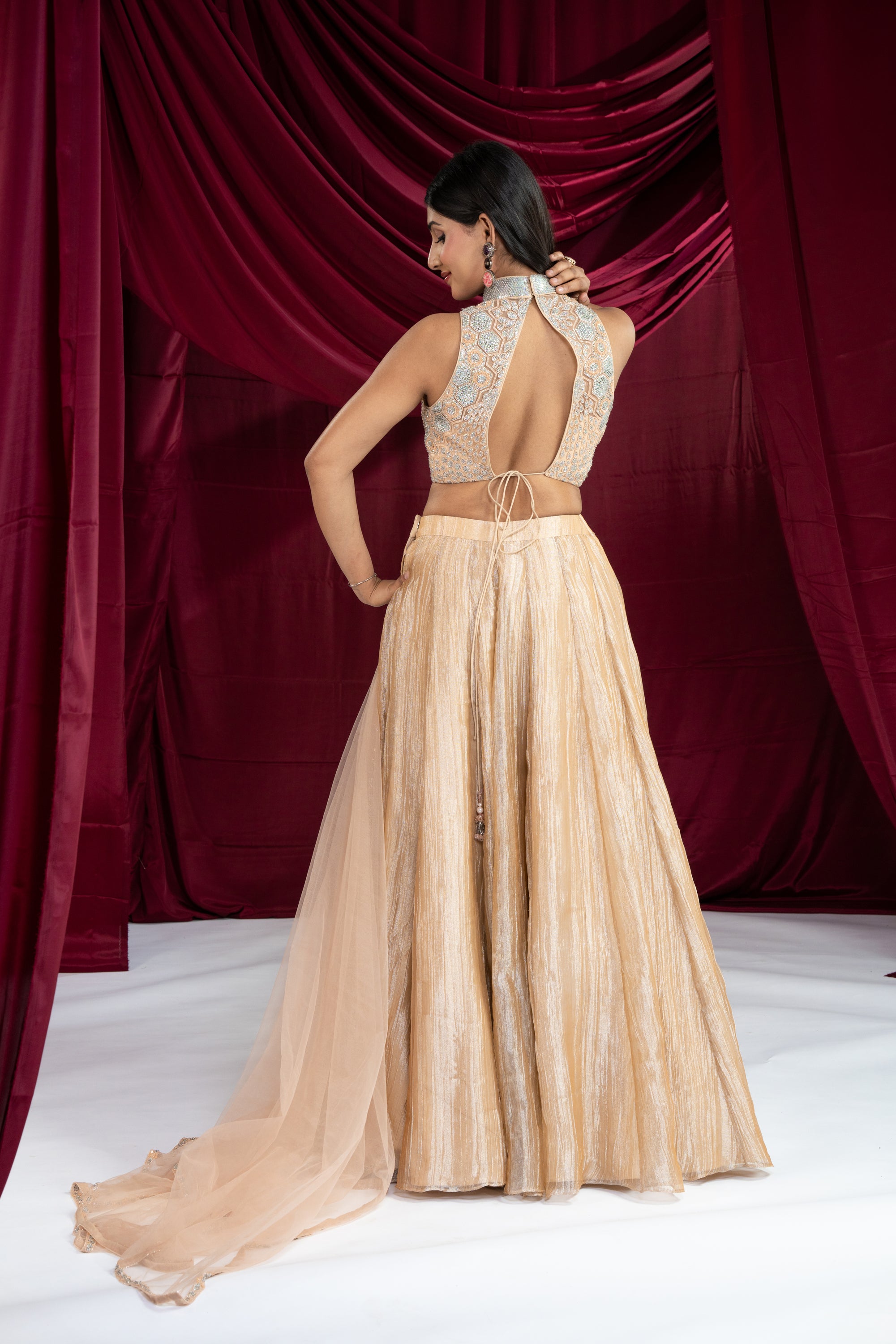 Rose Gold Lehenga