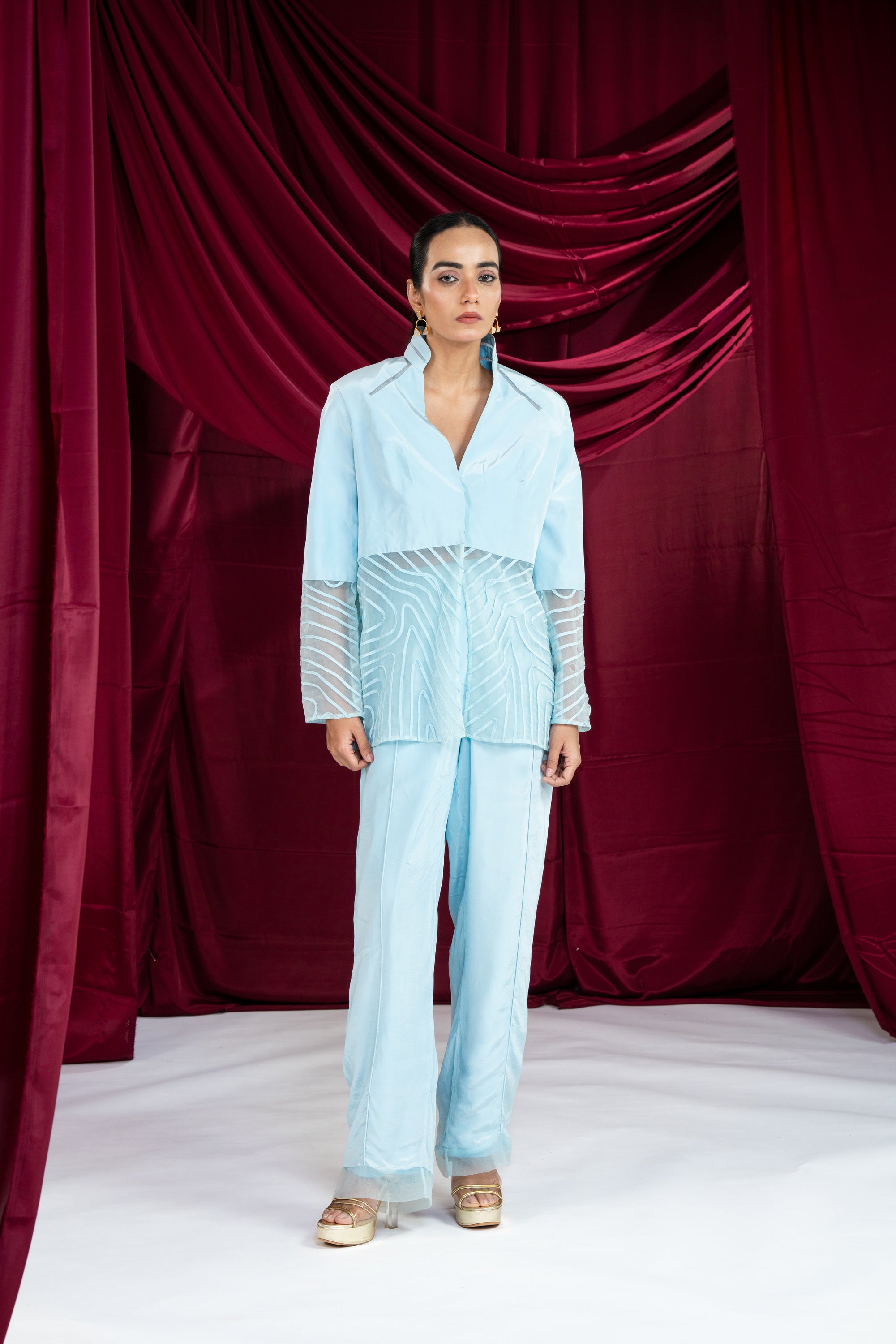 Frosted Blue Coat Set