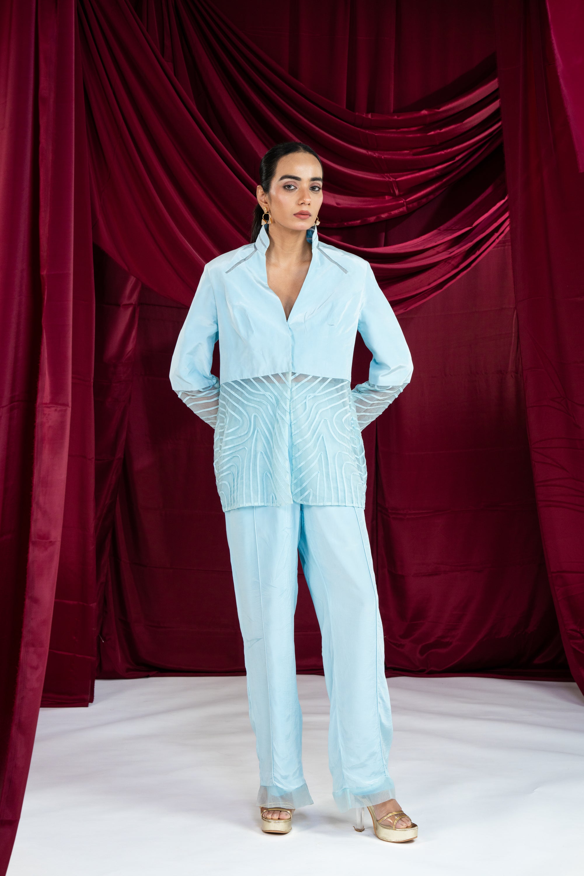 Frosted Blue Coat Set