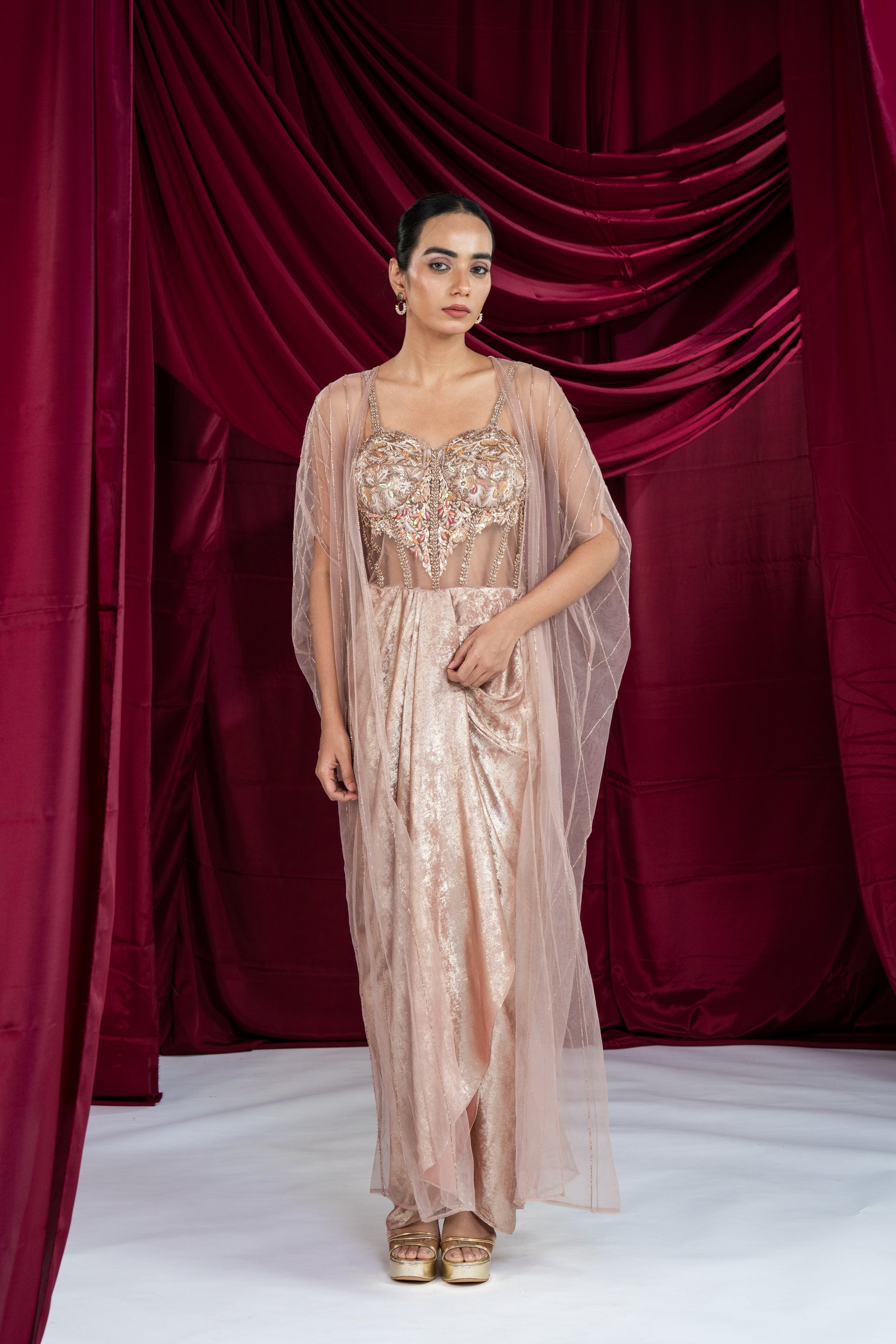 Rose Aura Drape Set