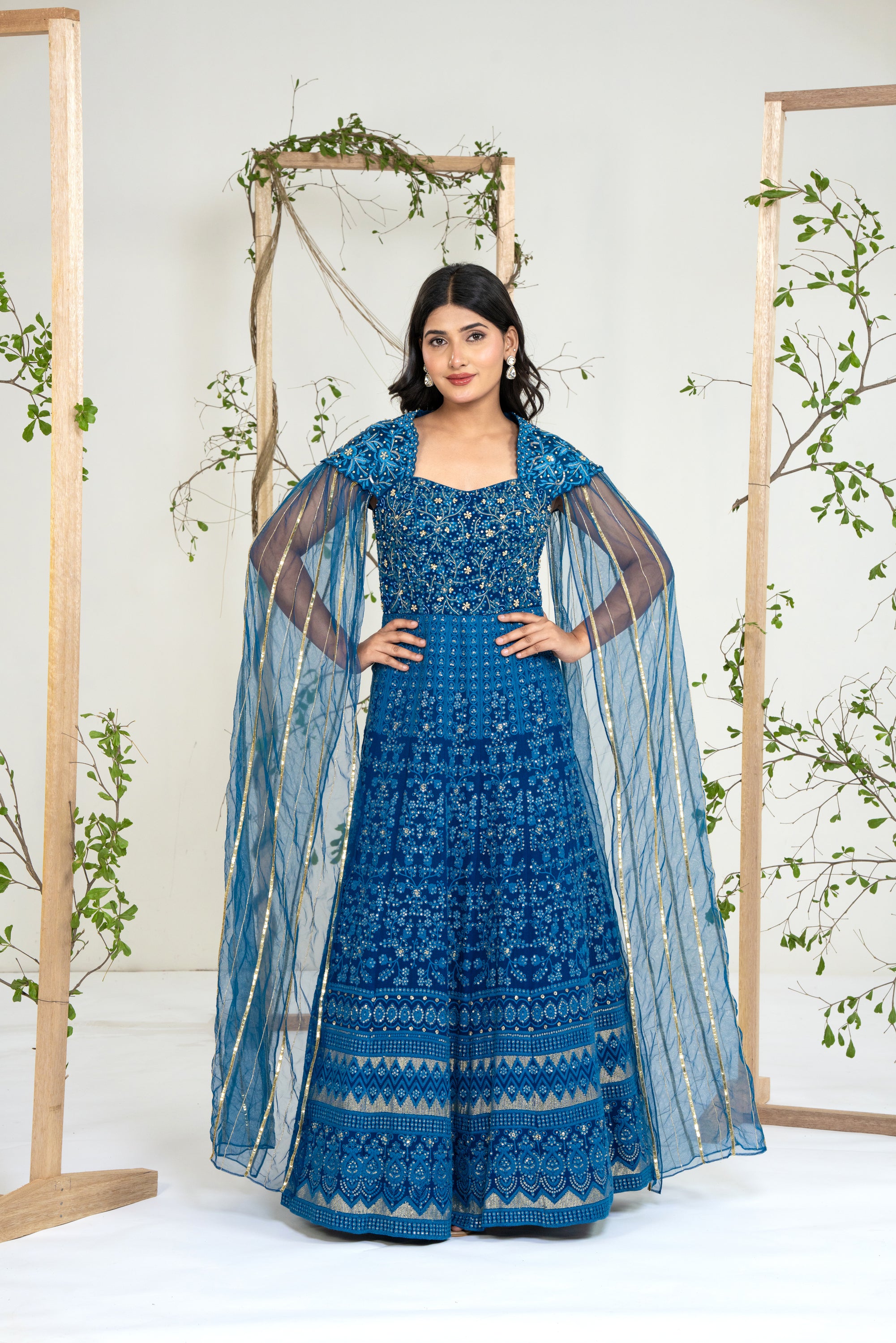 Noor-E-Neel Gown
