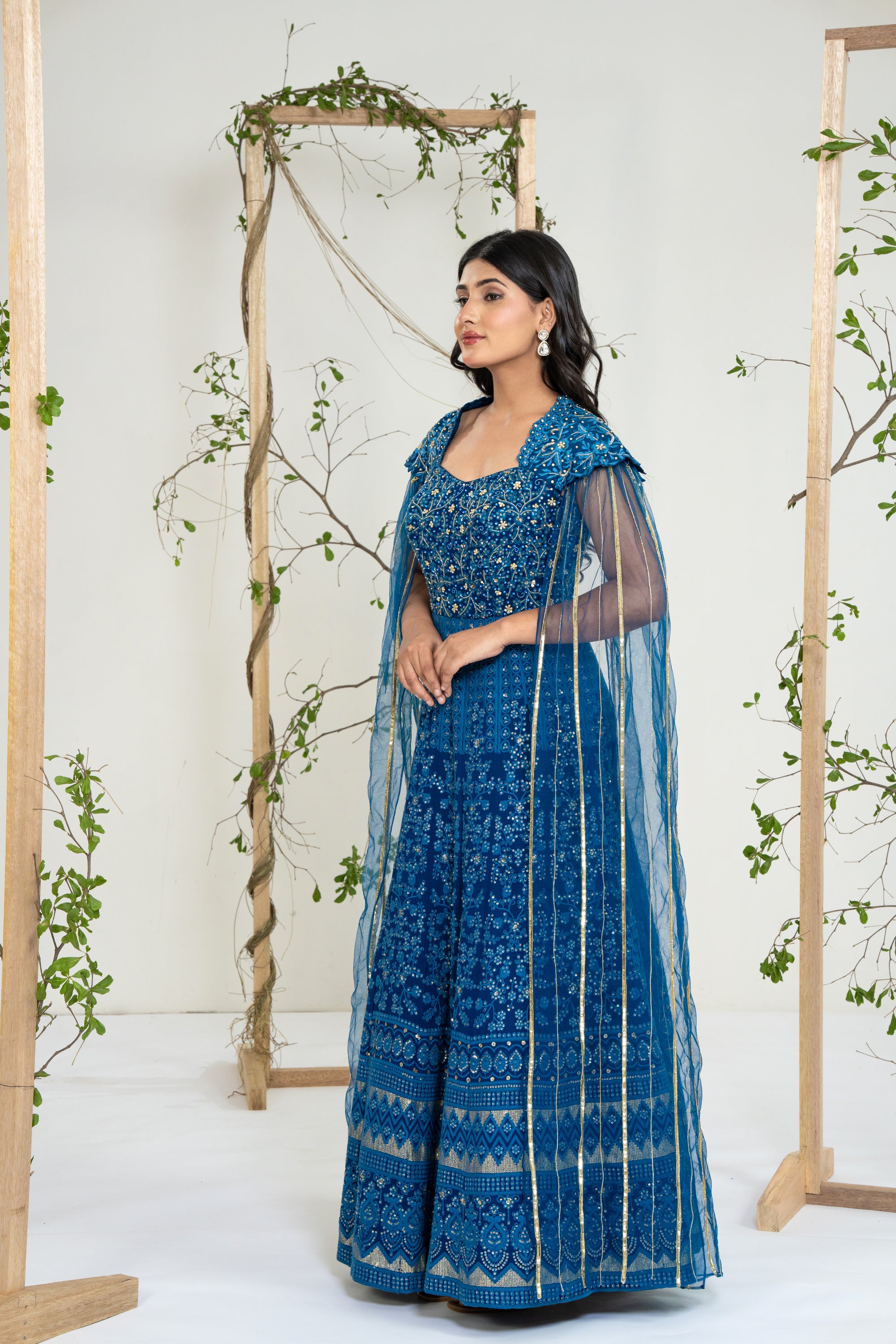 Noor-E-Neel Gown