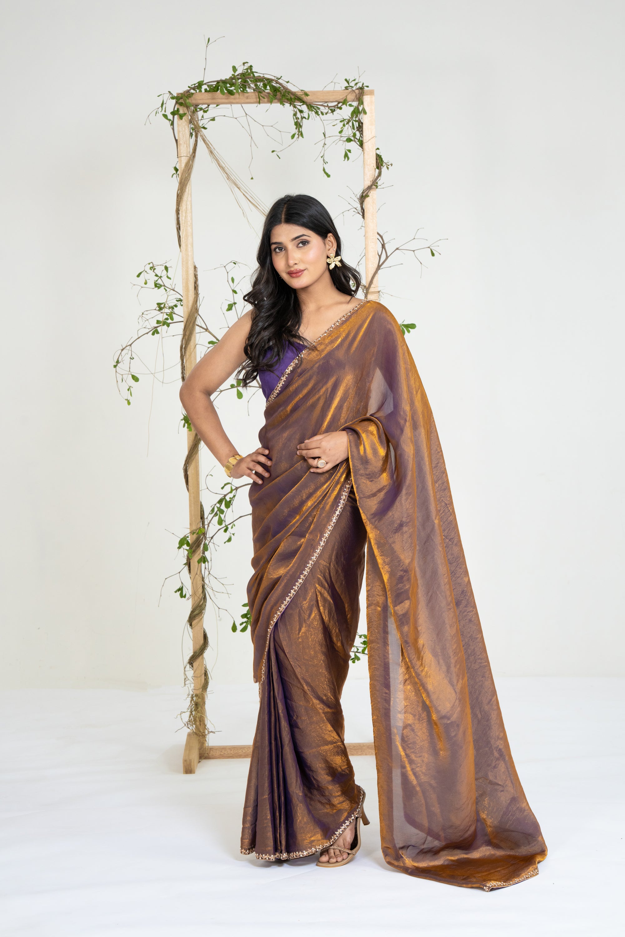 Molten Twilight Saree