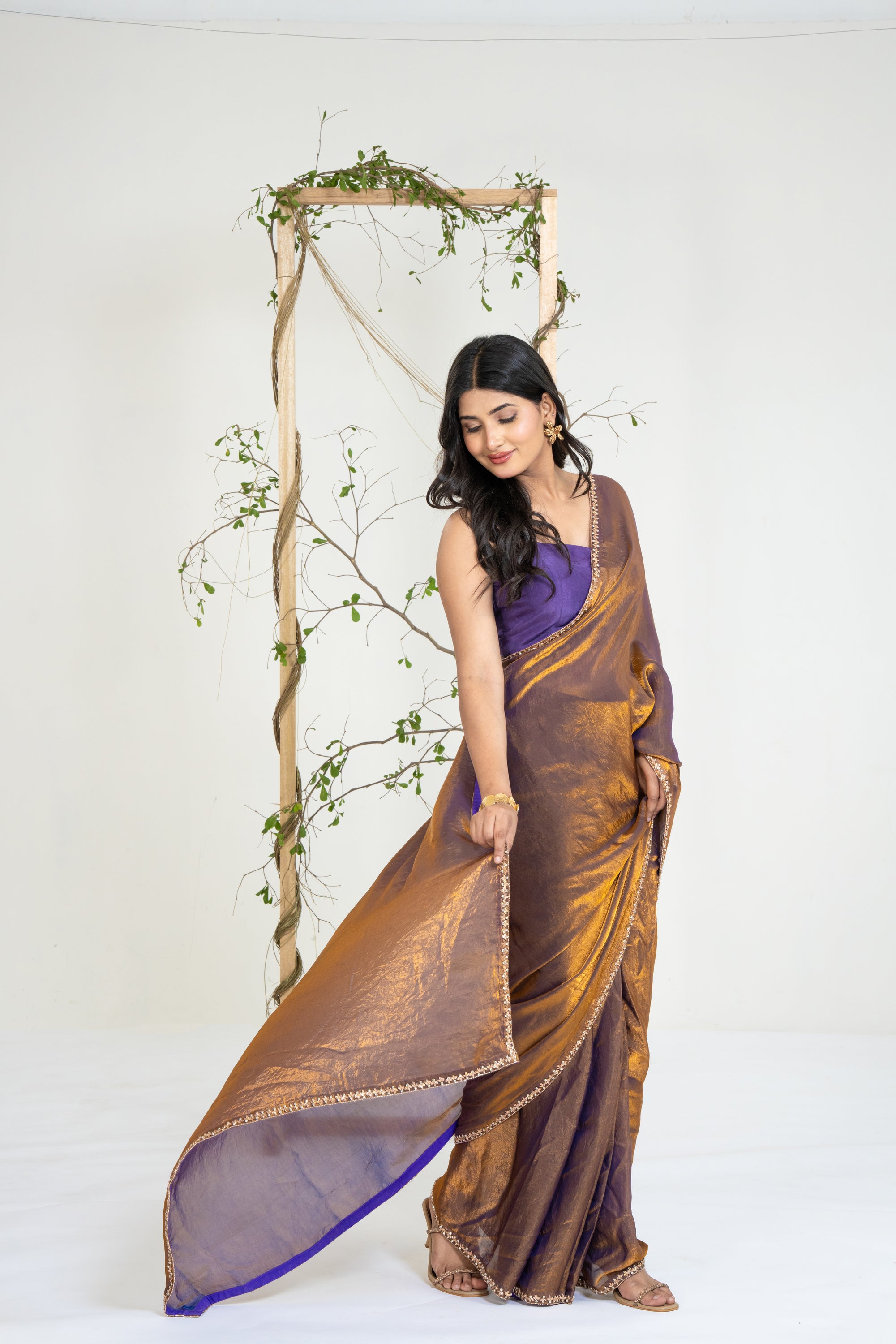 Molten Twilight Saree