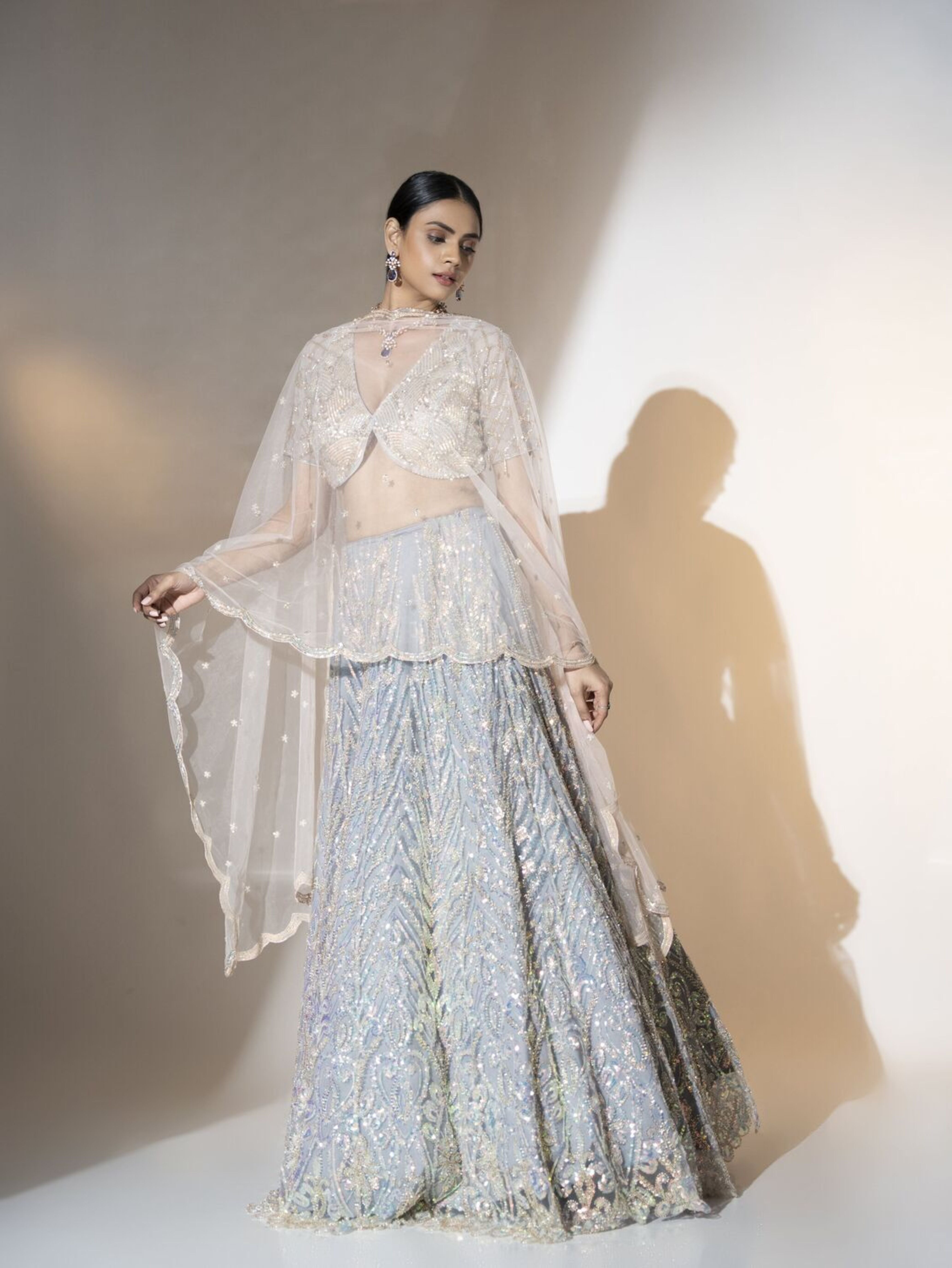 Charcoal Charm Lehenga Set
