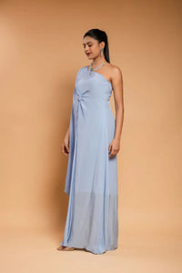 Ensemble de drapés bleu poudre